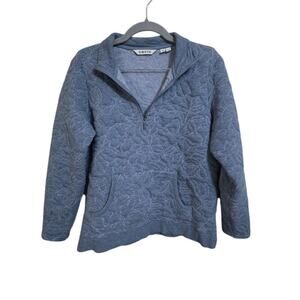 Orvis Women's Quilted Quarter-Zip Pullover Sweatshirt M
